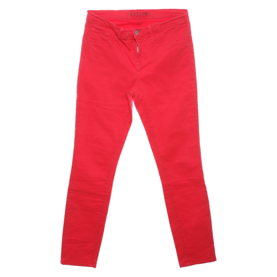 J Brand Paire de Pantalon en Rouge