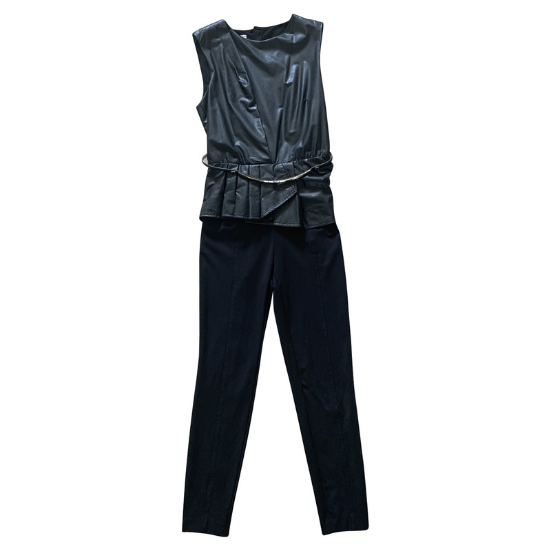 elisabetta franchi denim jumpsuit