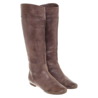 Chloé Boots Leather in Taupe