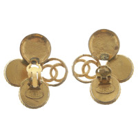 Chanel clip orecchio color oro