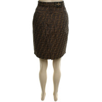 Fendi skirt with Zucca pattern