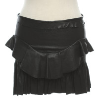 Isabel Marant Jupe en Cuir en Noir