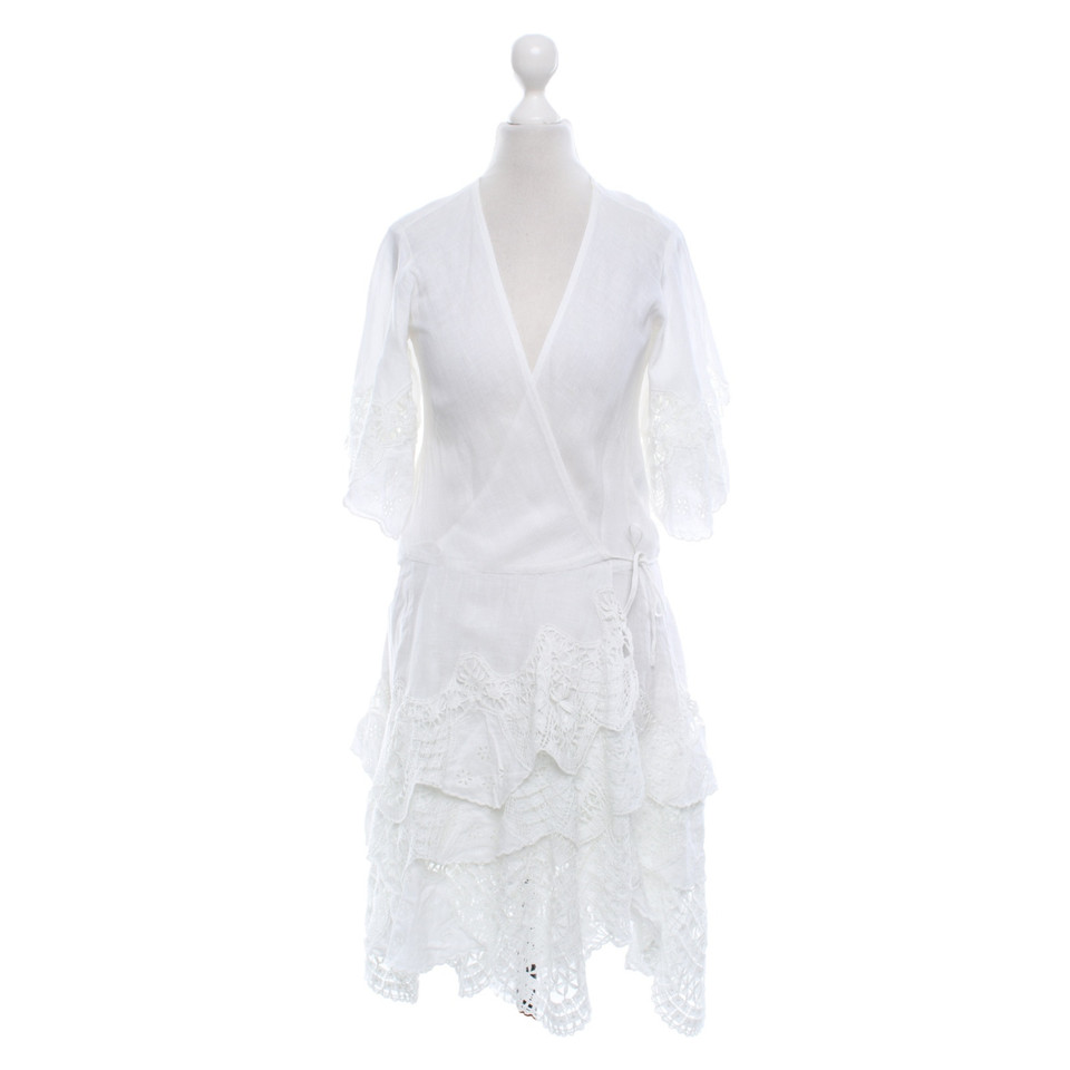 Ralph Lauren Dress Linen in White