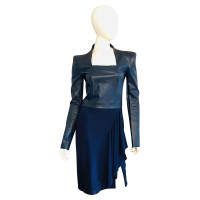 Jitrois Dress Leather in Blue