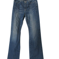 Versace Hose aus Jeansstoff in Blau