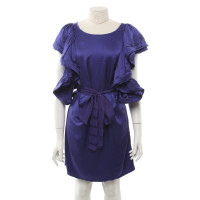 Lanvin For H&M Dress Silk in Violet