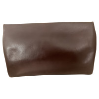 Fendi Clutch Bag Leather in Brown
