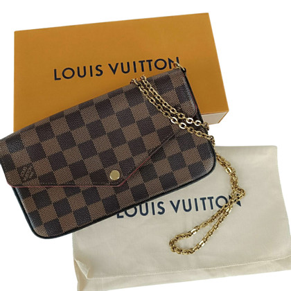 Louis Vuitton Umhängetasche aus Canvas in Braun