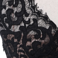 Diane Von Furstenberg Kanten jurk in zwart / nude
