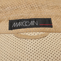Marc Cain Giacca in pelle con pizzo