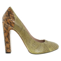 Chloé pumps en peau de serpent