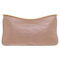 Miu Miu nude coloured clutch