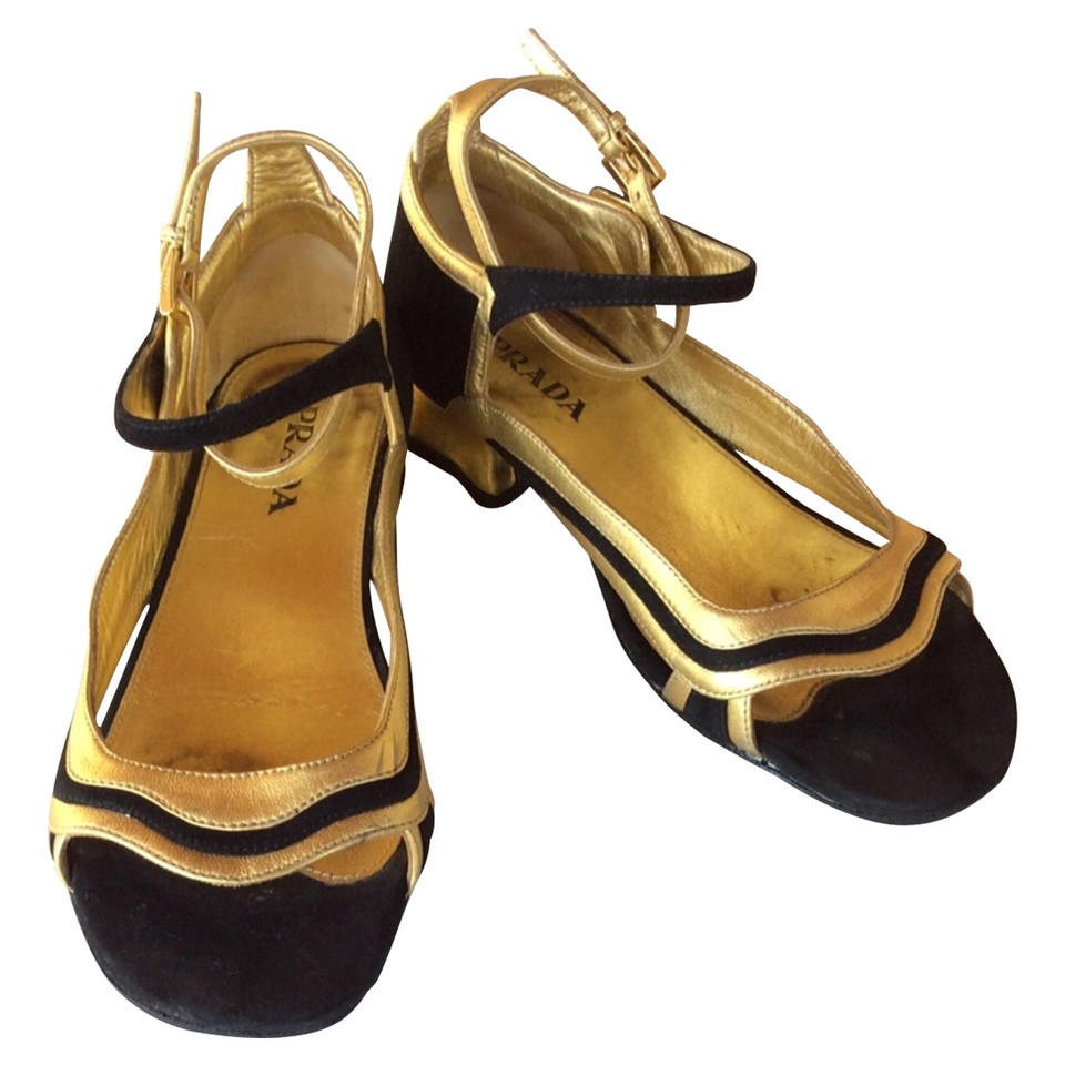 Prada Prada gold shoes