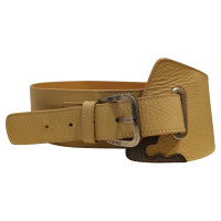 Gianni Versace Belt Leather in Beige