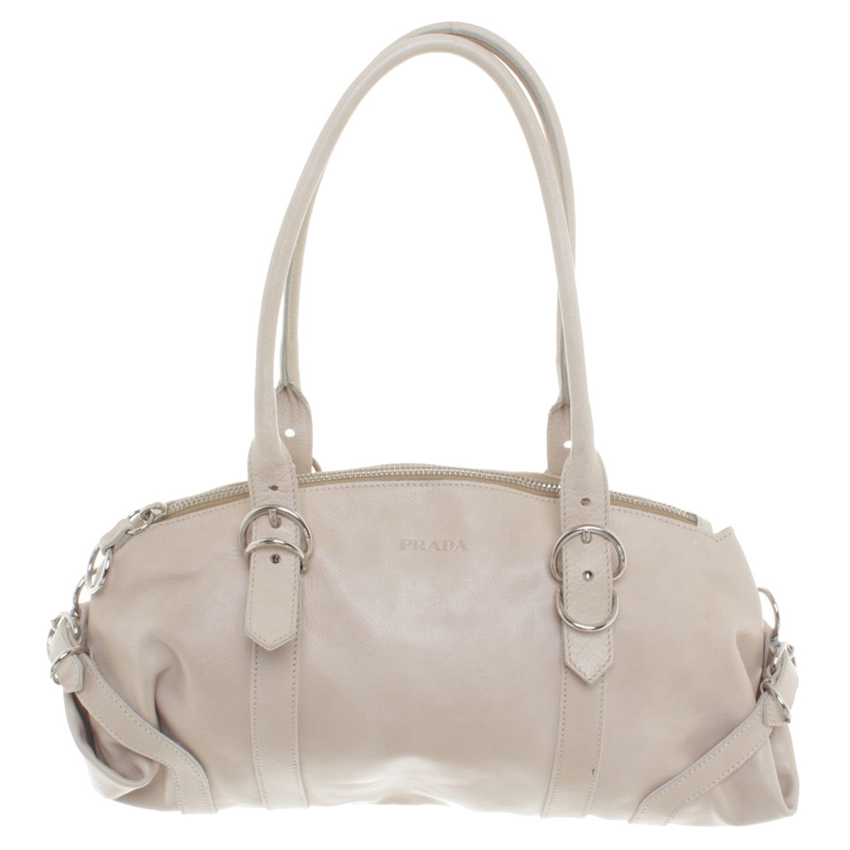 Prada Ledertasche in Beige