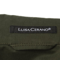 Luisa Cerano Jacke/Mantel aus Baumwolle in Grün