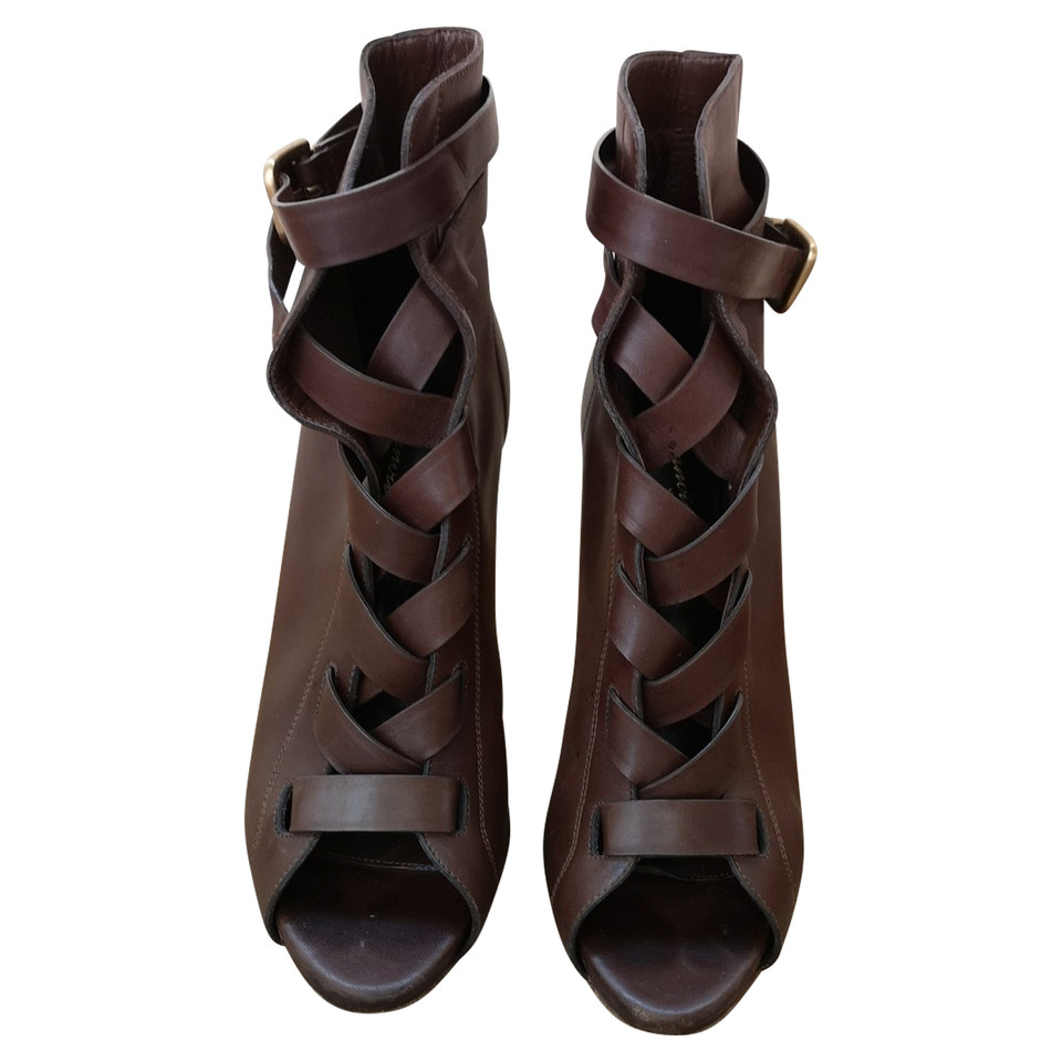Gianvito Rossi Sandals Leather in Brown