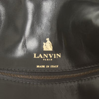 Lanvin Umhängetasche aus Leder in Schwarz