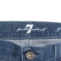 7 For All Mankind Jeans en Coton en Bleu