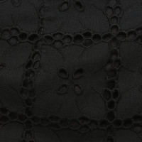 Dolce & Gabbana Zwarte rok met kantpatroon