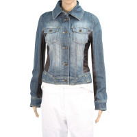 Karen Millen Denim jasje met leren