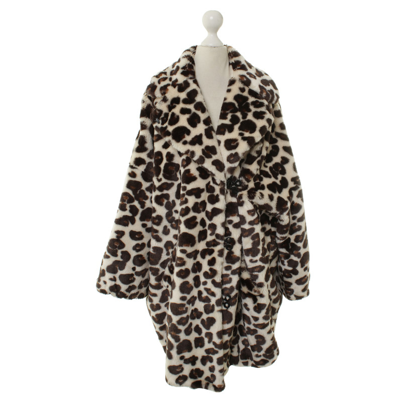 Sonia Rykiel Coat with animal print