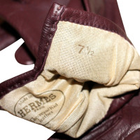 Hermès Lederhandschuhe in Braun