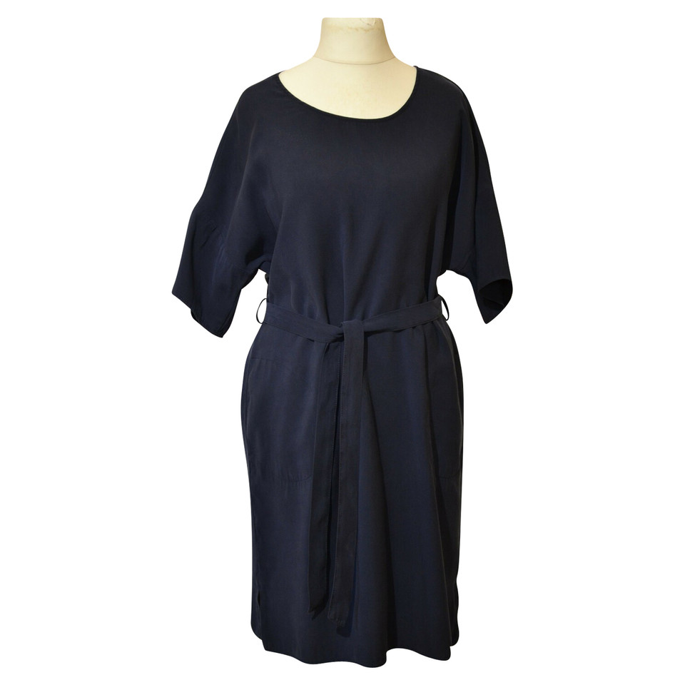 Set Robe en Viscose en Bleu