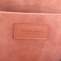 Mansur Gavriel Handtasche aus Leder in Rosa / Pink