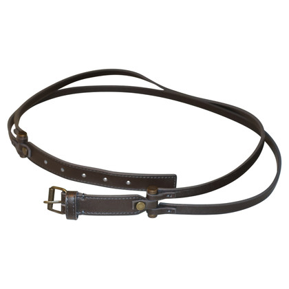 Lanvin Belt Leather in Taupe
