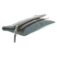 Jil Sander clutch en vert