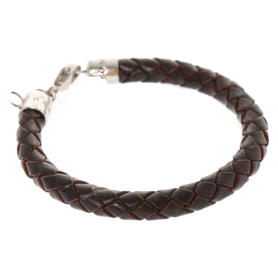 Thomas Sabo Bracelet/Wristband Leather in Brown