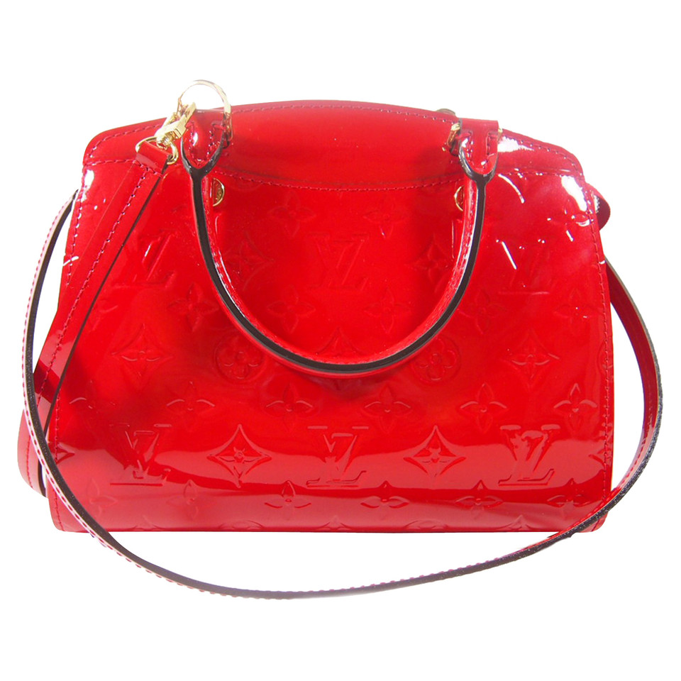 Louis Vuitton Shopper aus Lackleder in Rot