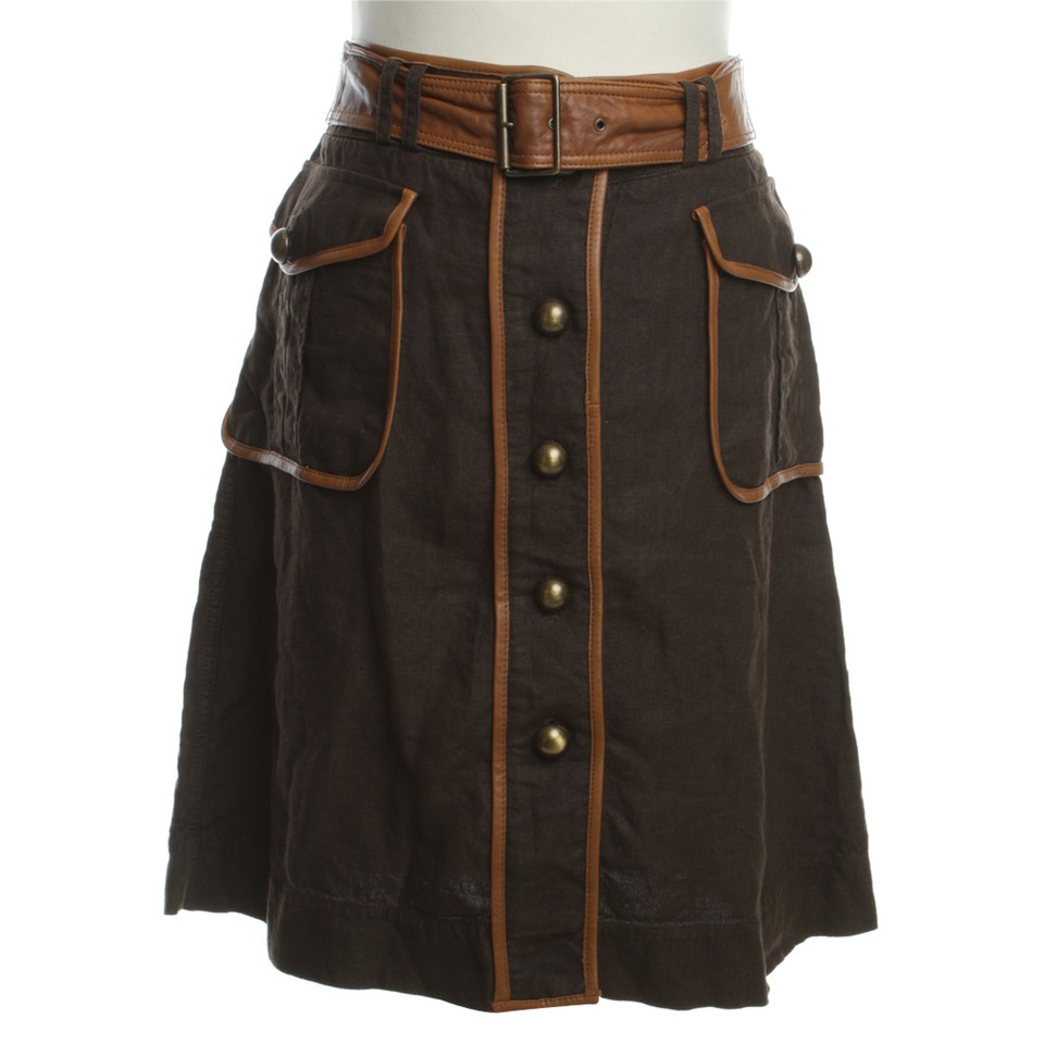 Burberry skirt linen