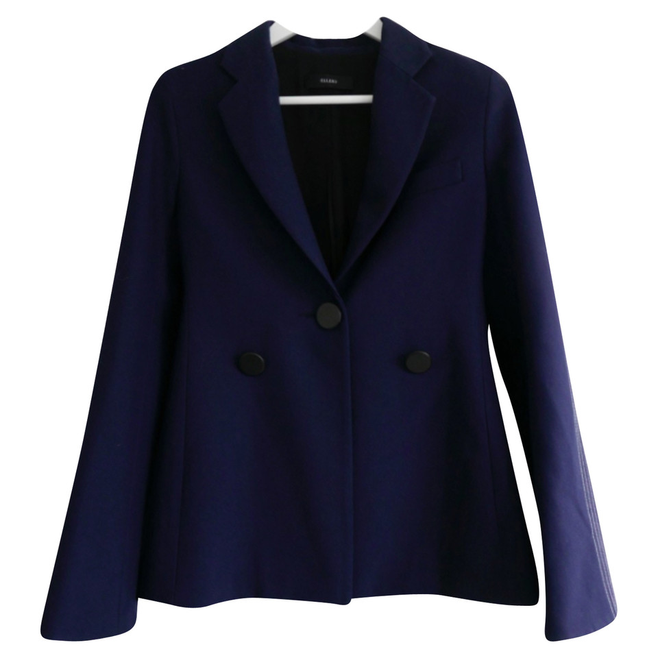 Ellery Jacket/Coat Wool in Blue