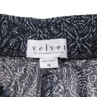 Velvet Trousers Viscose in Blue