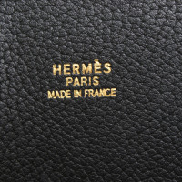 Hermès Bolide 45 aus Leder in Schwarz