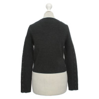 Sandro Top Jersey in Grey