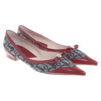 Christian Dior Ballerina's in rood / blauw