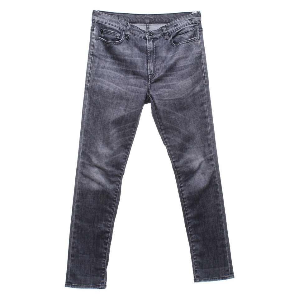 R 13 Jeans in grigio