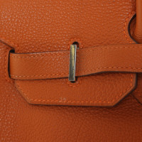 Hermès Birkin Bag 35 aus Leder in Orange