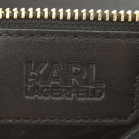 Karl Lagerfeld lederen handtas