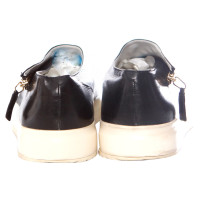 Jil Sander Black leather sneakers