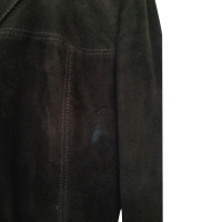 Hugo Boss HUGO BOSS dark brown suede jacket