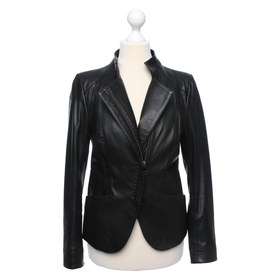 Armani Jacket/Coat Leather in Black