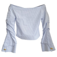 Jacquemus Off-shoulder blouse with striped pattern