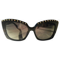 Alexander McQueen Oversized zonnebril met klinknagels
