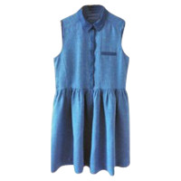 Comptoir Des Cotonniers Blue linen dress