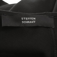 Steffen Schraut Jersey top with feather hem