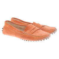 Tod's Slippers/Ballerinas Leather in Orange